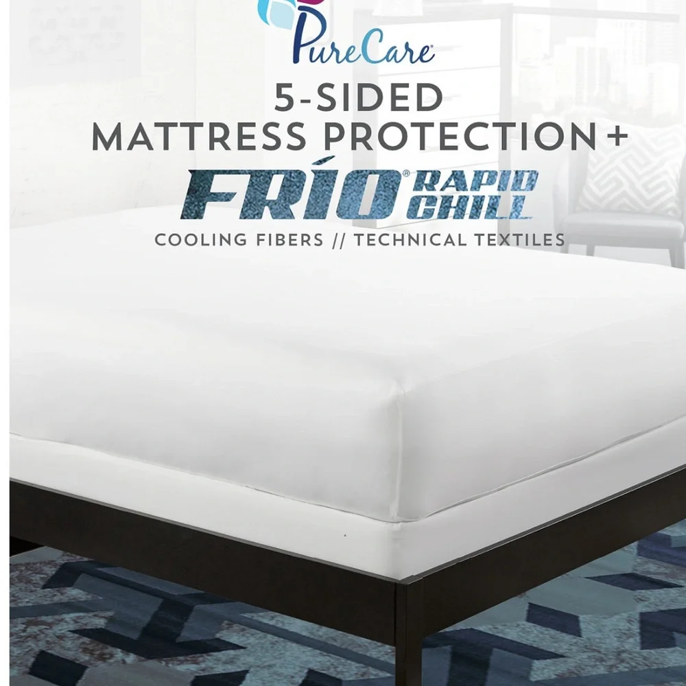 PureCare 5 -Side FRIO Mattress Protector - California King